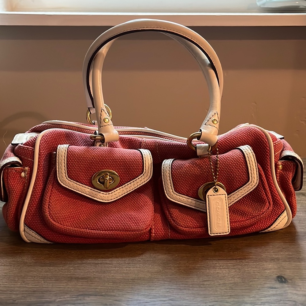 PINK vintage coach bag